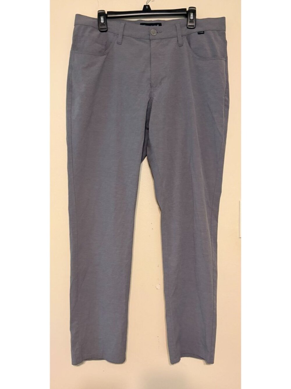 Men's Travis Mathew Gray Lightweight Packable Chinos Golf Pants 36x32